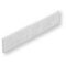 Cale plastique plate blanc larg.20 x long.100 x épais.3mm